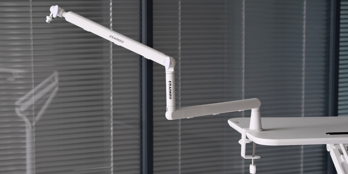 ak55 mic arm low profile arm