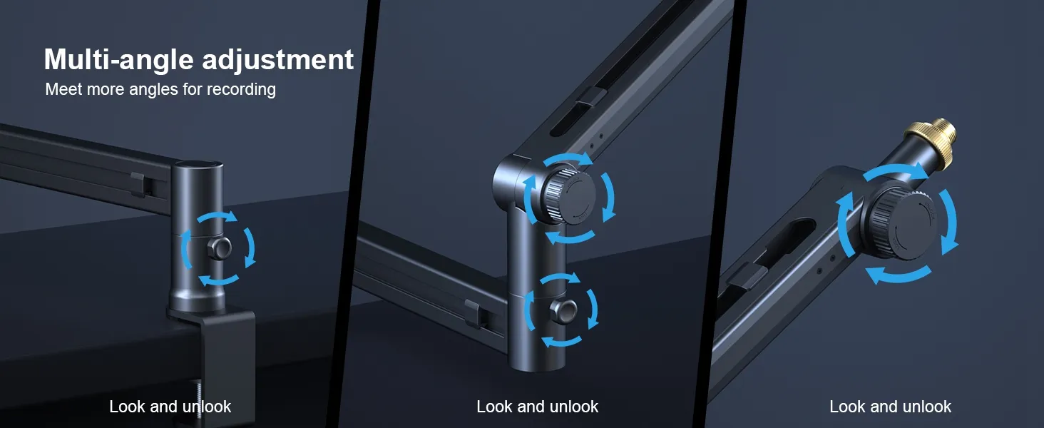 Multi-angle adjustment
