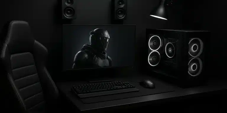 Want to Build the Coolest Black Gaming Setup