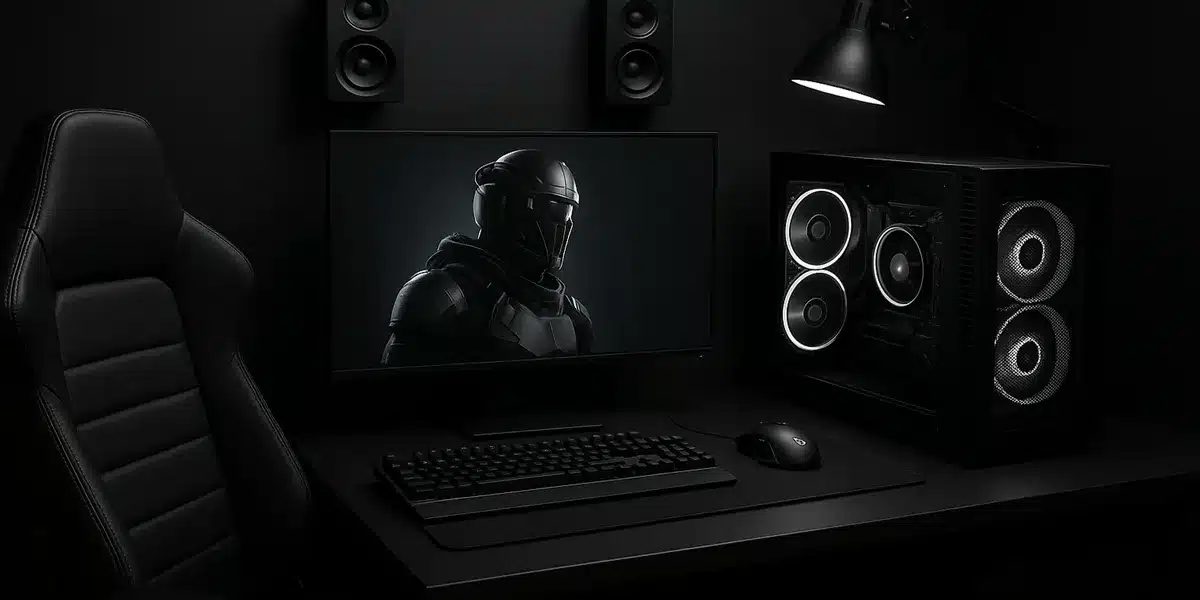 Want to Build the Coolest Black Gaming Setup