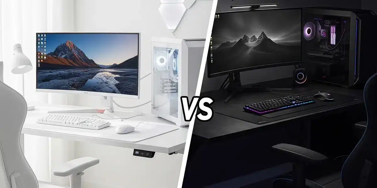 White vs. Black Gaming Desk: Which Wins?